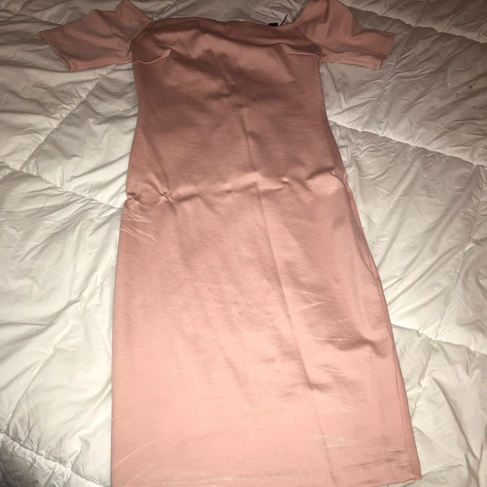 Blush colored dress